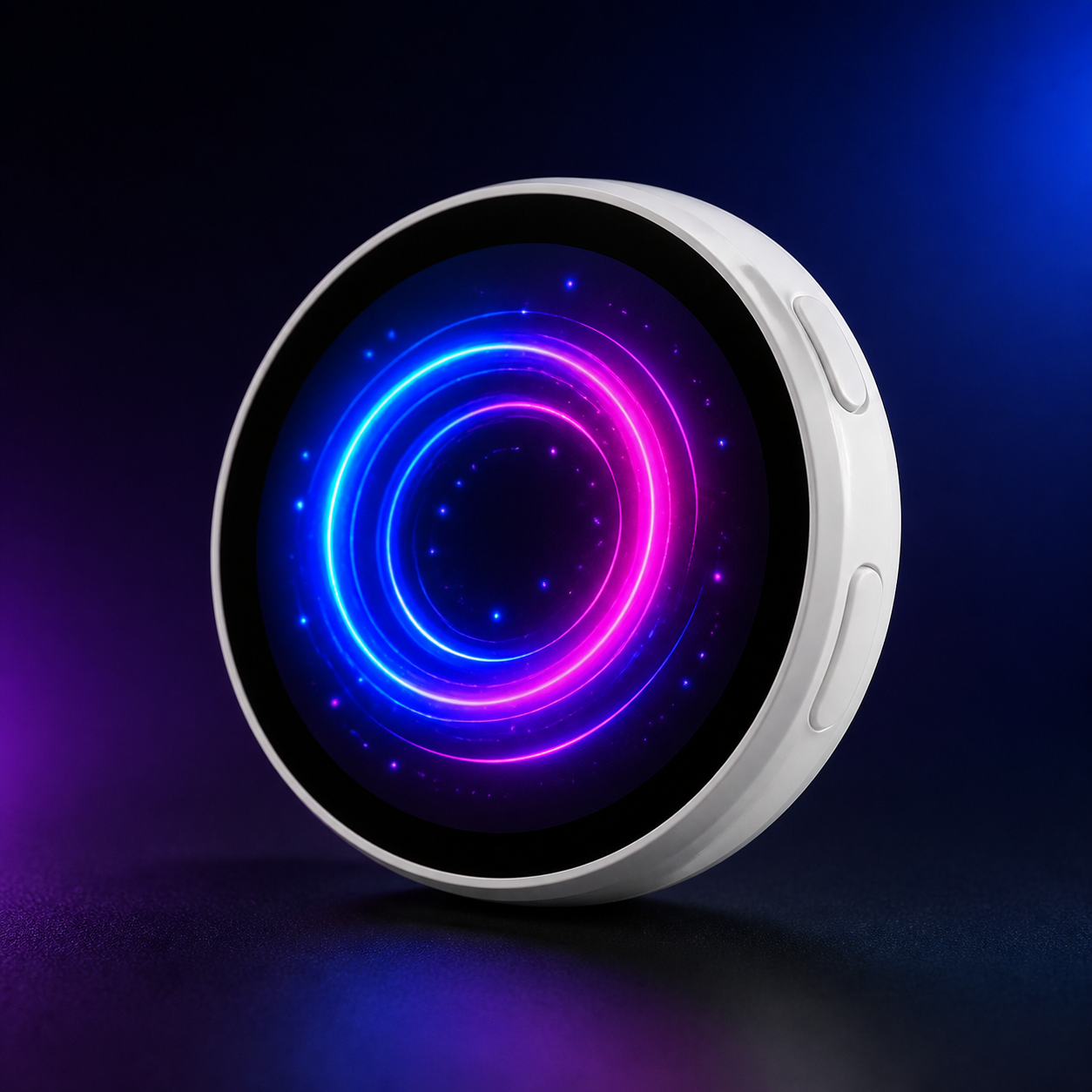 eBadge Digital Display Pin — 1.7-inch wearable screen for photos, GIFs & short videos
